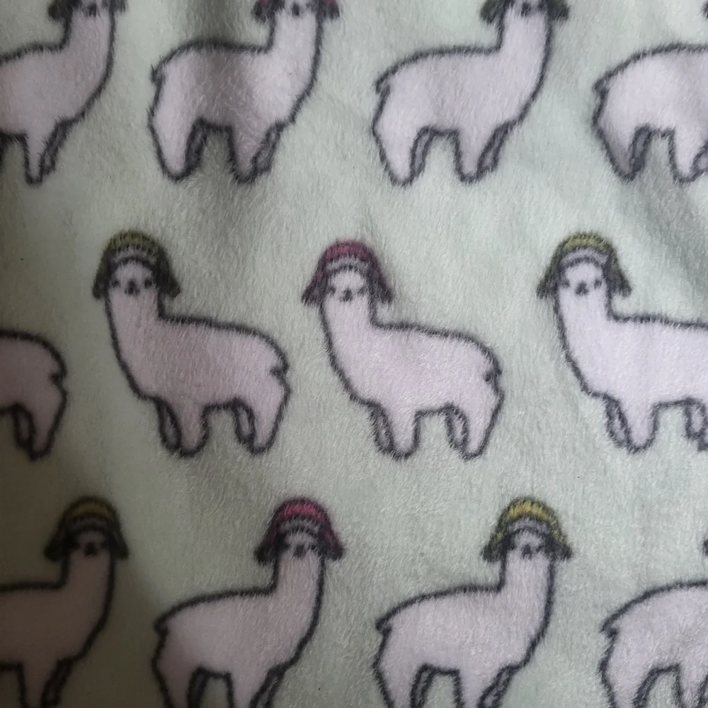 NWT Modcloth Fleece Llama PJs - Picture 2 of 6